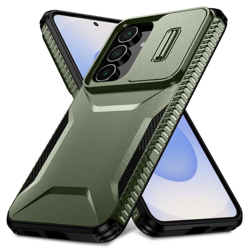 Чехол для Samsung Galaxy S25 FE Camshield TPU+PC Чехол для телефона Нескользящий Боковой край