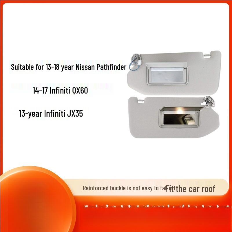 Sunshade for Infiniti JX35, Nissan QX60, Pathfinder Vanity Mirrors