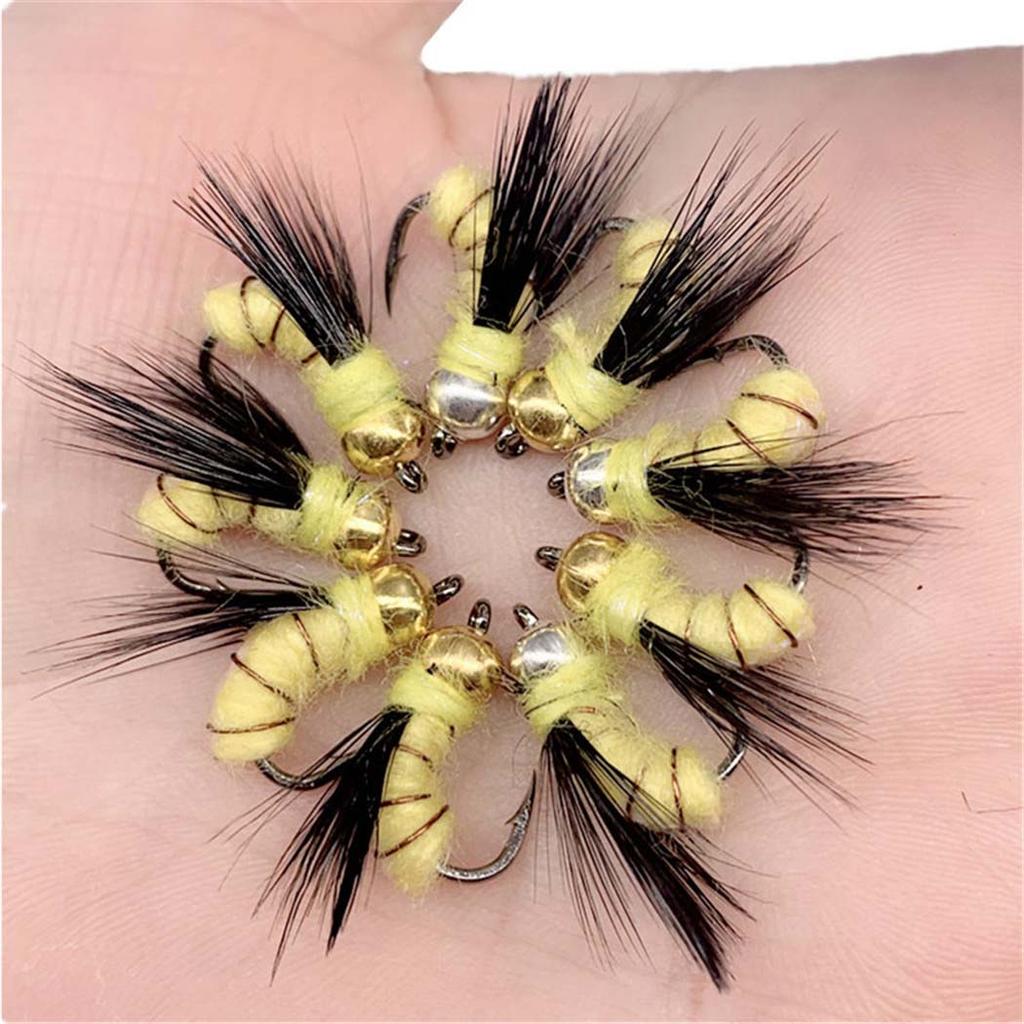 Fly Fishing Flies Kit, 24Pcs/Set Handmade Flies Fishing Lure, Dry/Wet Flies Fishing For Trout Bass Biomimetic Bait Lure, With Flies Box
