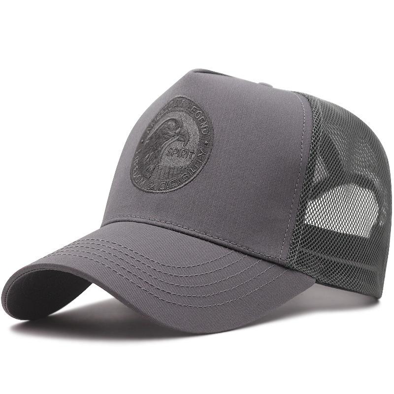 Big Head Circumference Hat High Top Baseball Cap Summer Mesh Cap Breathable Outdoor Shading Cap Men's Hat