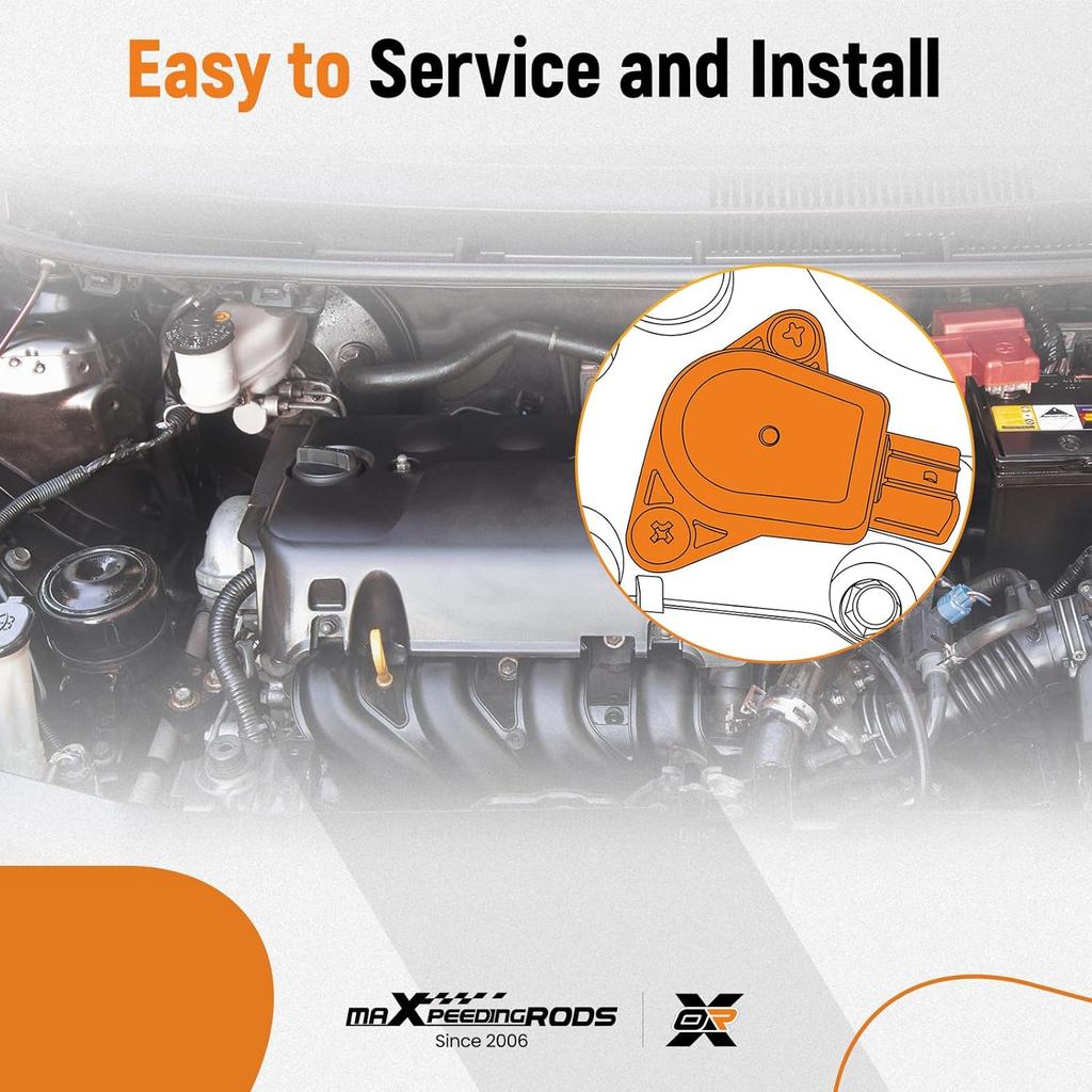 maXpeedingrods 37890-PND-A01 Intake Manifold Runner Control Valve, Intake Manifold Runner Control Motor, TPS Throttle Angle Position Sensor for Honda