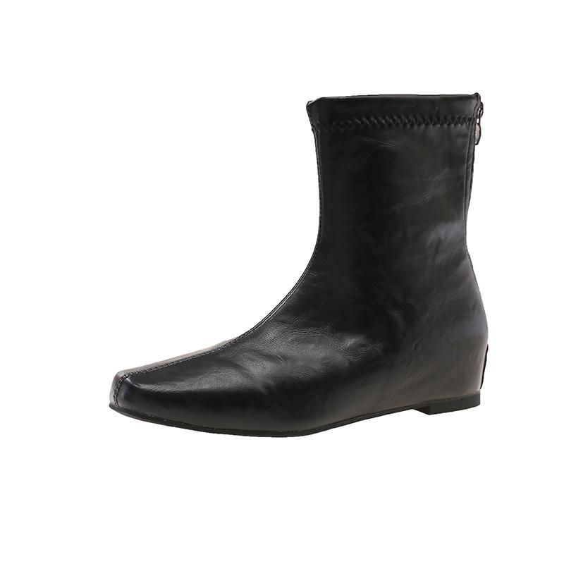 Мода 2025 Новые Женские Высококачественные Горячо Продаваемые и Универсальные Ботильоны Модные Заостренный Носок Женские Элегантные Короткие Ботинки