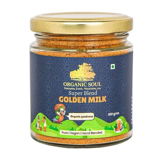 Смесь специй Золотое молоко (100 г), Смесь специй Golden Milk Organic Soul