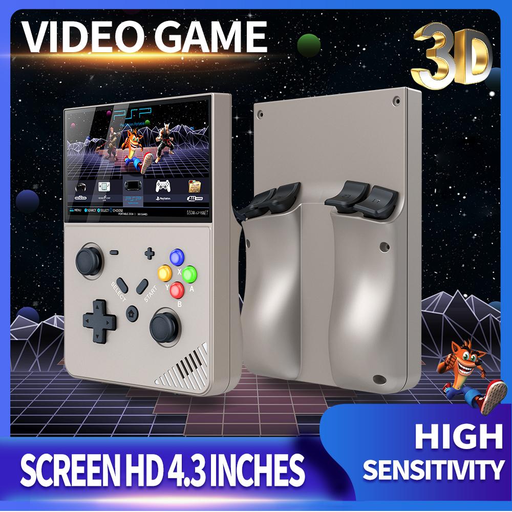 Hd 4,3-дюймовый экран оригинальный 3D джойстик портативный игровой автомат 3D Home 4K Hd большой PSP PS1 поддерживает 25 Simulato