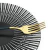 24Pcs Stainless Steel Dinnerware Set Kitchen Green Gold Cutlery Set Knife Fork Spoon Flatware Tableware Minimalist Silverware