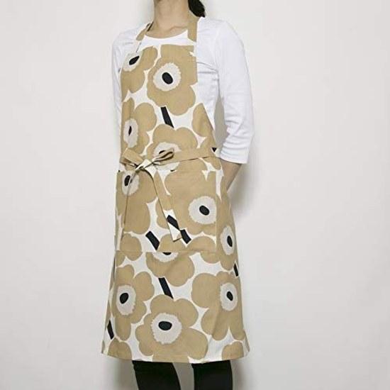 Фартук Marimekko Pieni Unikko Белый/Бежевый/Темно-синий см