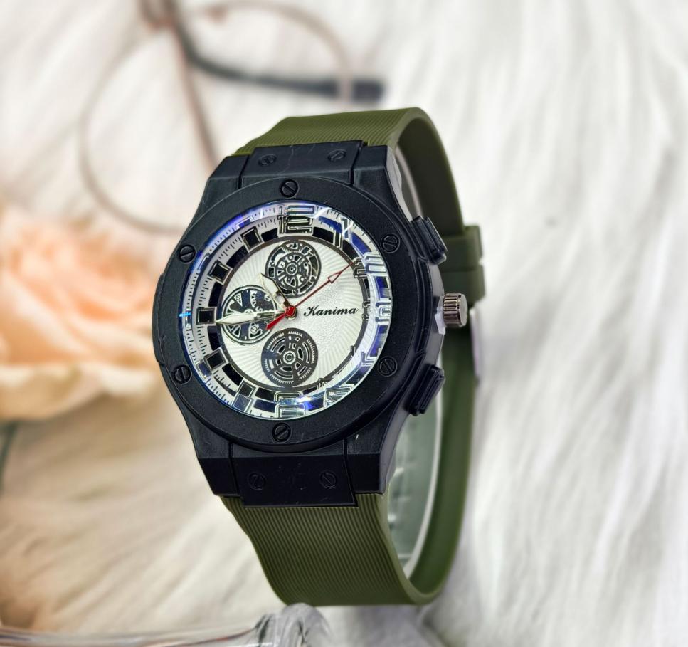 New Fashion Luxury Man Big Hollow Silicone Watch Men Business Quartz Watches Students Sports Wrist Watches For Gift Reloj Hombre