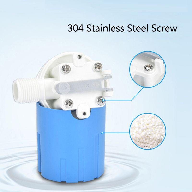 1/2'' Auto Control Water Level for Valve with Screen Strainer & Tape & Curved Tube Traditional Float for Valve Upgrade D