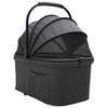 Foldable Pet Stroller Black 78 x 54 x 101 cm Polyester