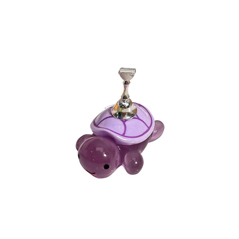 Magnetic Holder Tips For Nails Small Turtle Design Nails Accessories Tool Display Practice Training Nail Show Stand
