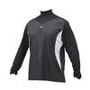 Mizuno Long Sleeve High Neck Training Jacket Size Black X White Medium Undershirt, 12JE8J32, (09),