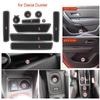 For Dacia Duster 2018 - 2025 Anti-Slip Gate Slot Cup Mat Interior Accessories Non-Slip Door Groove Pad