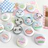 6Pcs Cute Cartoon Mini Cartoon Retro Button Badge Kawaii Kids Backpack Pencil Bag Handheld Diy Decorative Brooch Pin Accessories