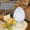 Table Paper Lamp, Paper Floor Lamp Style Design, Paper Lantern Lamp for Bedroom/Living Room/Office Soft Light, Noguchi Lamp for Establishing A Warm