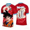 2026 Летняя Ретро Футболка Dragon Ball для Фитнеса Мужская Оверсайз 3D Печать Короткий Рукав Семейная Унисекс Детская Спортивная Футболка