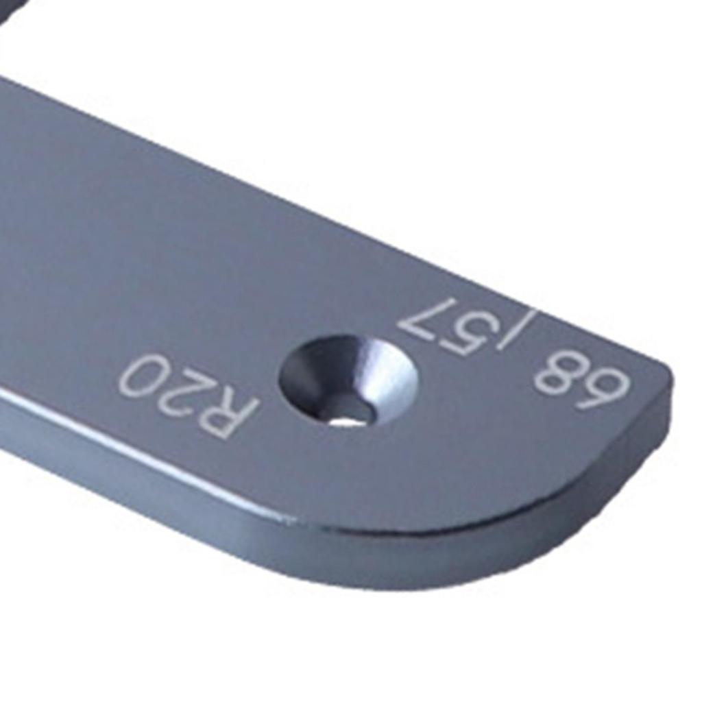 Handle Free Slotting Tool Aluminum Alloy Wood Grooving Guide Slot Positioning Tool for Kitchen Cabinet Closet Door Wardrobe