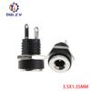 Разъем DC питания 5.5X2.1/5.5X2.5MM, гнездо, на панель, штекер, адаптер, 2 контакта, DC разъем 5.5*1.35