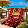 Al-ahly Fc Beach Towel, Quick-drying, Easy to Care for, Suitable for Both Fitness and Beach Vacations,Sports Essential