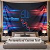 Custom Name Text Tapestry Bolton Wanderers FC Personalized Polyester Wall Tapestry For Bedroom And Room