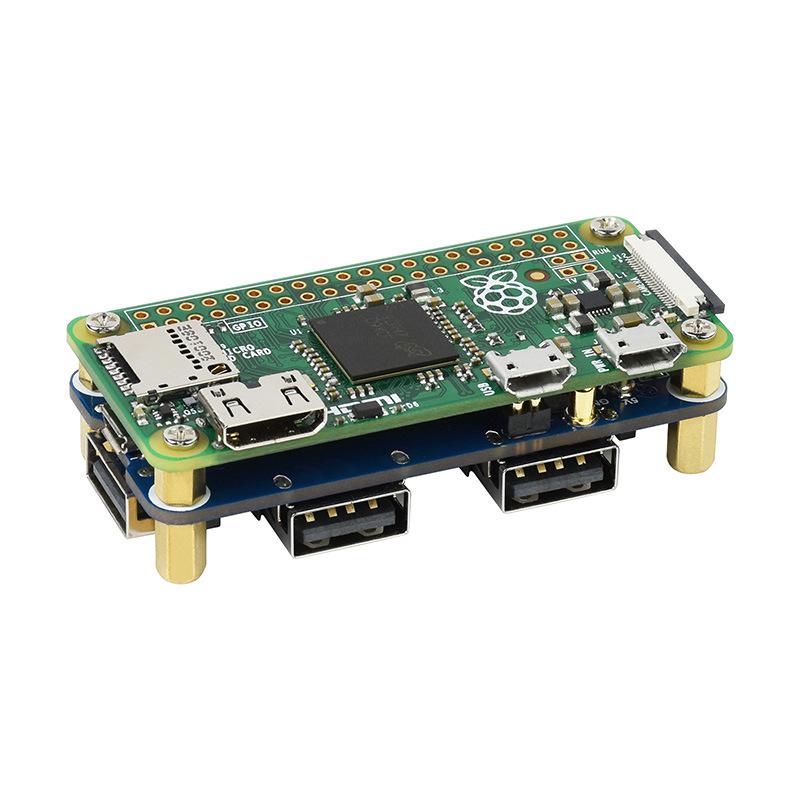 Raspberry Pi 4/Zero USB 2.0 4-Port Expansion Board with Pin Header Design
