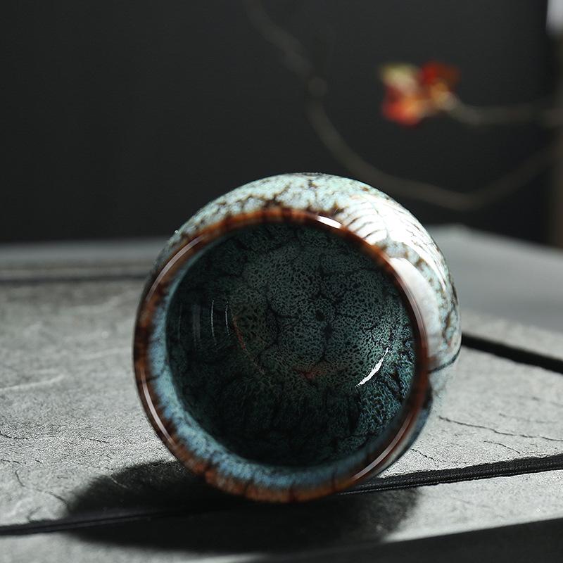 JIA-GUI LUO 150ML China Tea Cup Kiln Change Ceramic Tea Cups Travel Cup Home Tea Cup Creative Ceramic Cup Tea Set