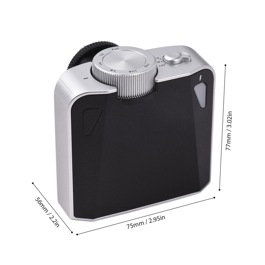 Universal Mini Camera Flash GN15 On-camera Flash Light 6000K Speedlite 6-Level Brightness Manual/