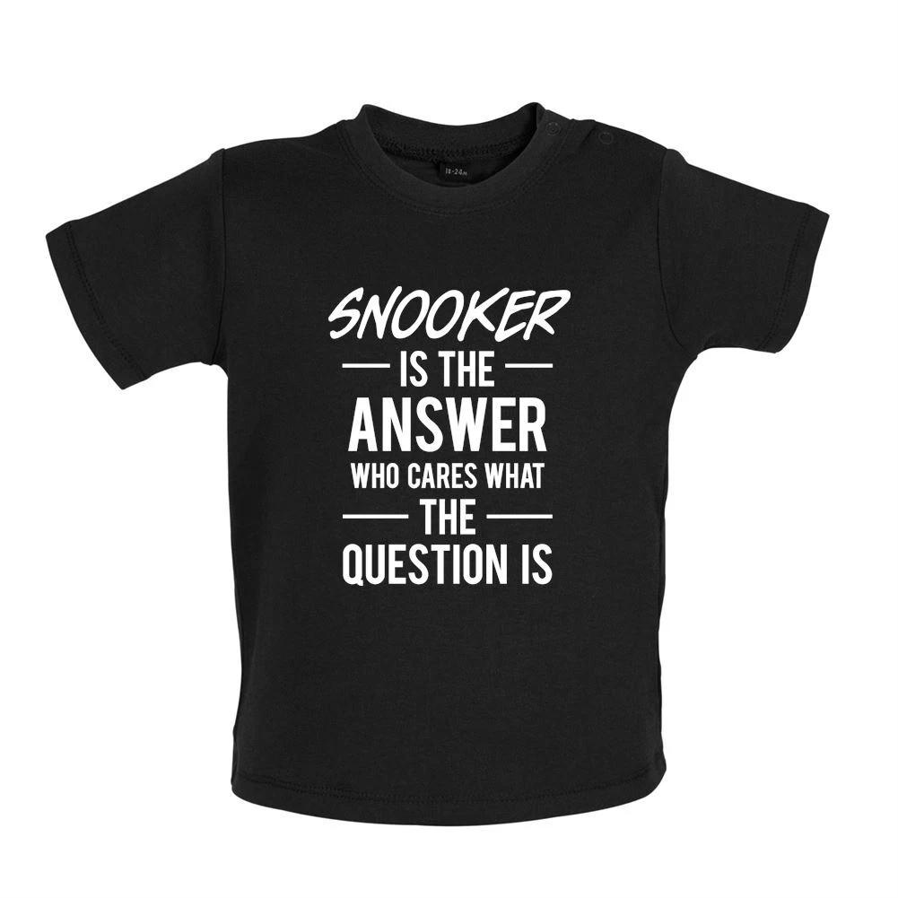 Snooker Is The Answer - Baby Kids Boys Girls Unisex T-Shirt / Babygrow - 147 Crucible Player Fan Love