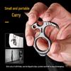 Titanium Alloy Multi-Function EDC Keychain Tool: Pry Bar & Portable Nail Puller