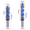Milling Cutter Shank Flush Trim End Mill Solid Carbide Spiral Double Bearing CNC Router Bit For Wood