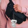 Koala Doll Keychain Cartoon Plush Bag Pendant Soft Stuffed Animal Keyring for Backpacks Purses Car Home Decor