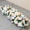 Uflower Ряд цветов Свадебный centerpiece для стола Напольный коврик Декор фона Мероприятие Цветочная полоса Расположение Декорации