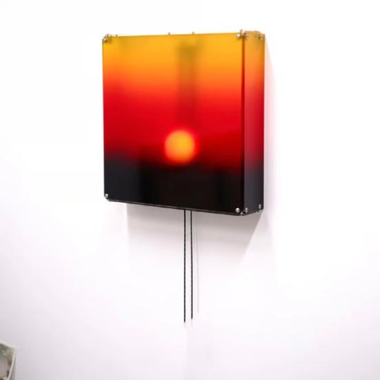 Настенный светильник «Восход» Ежедневные моменты спокойствия с ручным движением солнца