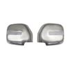 Декор для автомобиля Накладка на зеркало заднего вида с LED для Toyota Land Cruiser Prado FJ90 1998-2002 Хром Серебристый Автомобильные Аксессуары Стайлинг