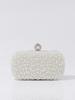 Vintage Pearl Beaded Evening Clutch for Women
