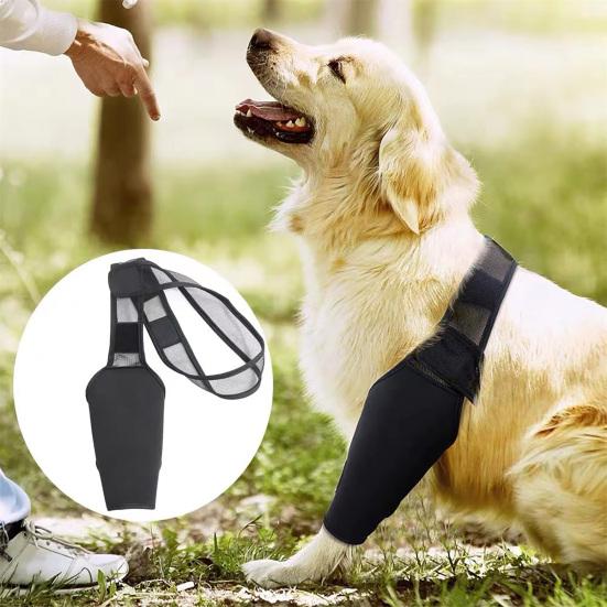 Dog Elbow Protector Dog Elbow Brace Sleeve Elbow And Shoulder Support Wrap Injury Recovery Dog Knee Leg Sleeve for Arthritis Dysplasia Shoulder
