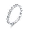 Tancise Classic 925 Sterling Silver  Zircon Ring Ladies Jewelry Wedding Promise Party Gift