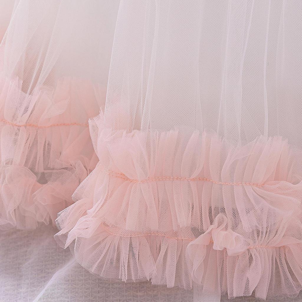 Платье принцессы с пайетками и рукавами-крылышками для малышей - праздничная пышная юбка из тюля