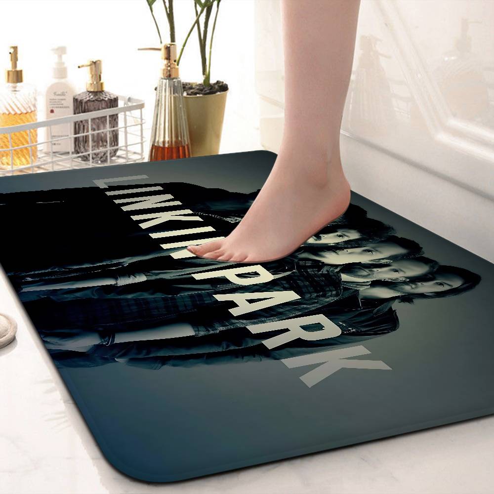 L-Linkin Hot Band Park Bathroom Mat Kids Room Bedroom Decoration Balcony Anti-Slip Doormat Living Room Bedside Area Rugs
