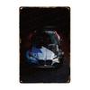 Metal Interior Sports Car Nameplate 20x30cm