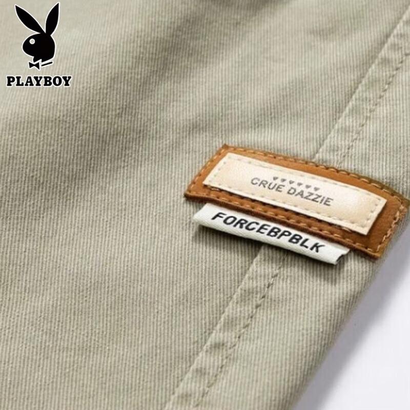 PLAYBOY Хлопковые повседневные брюки прямого кроя