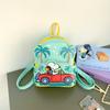 Hello Kitty Girls Mini Backpack With Cartoon Pu Material For Casual Daily Use