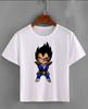 2026 Summer Dragon Ball Kid Goku Unisexs TShirt White Wu Symbol Graphic 100 Cotton Oversized Breathable Casual Short Sleeve Tee