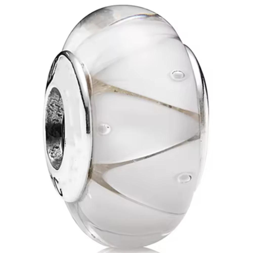 Новые оригинальные медные бусины-шармы из муранского стекла в виде цветка и листа, космическая радуга, для браслета, сделай сам, женские ювелирные изделия, подарок