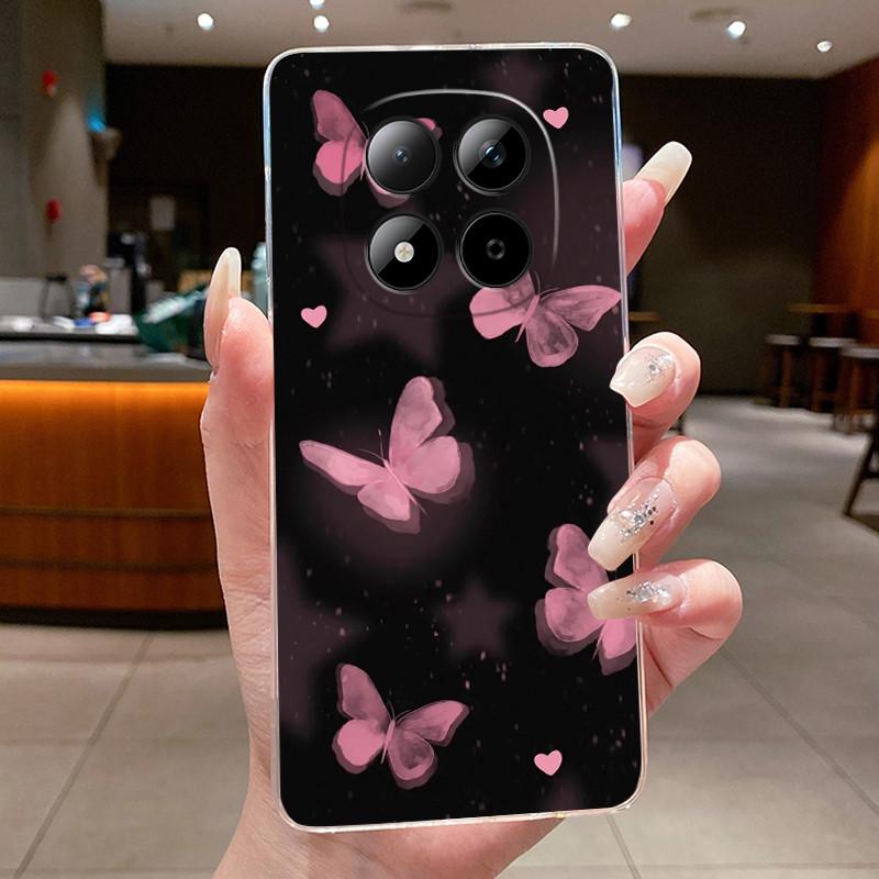 Для Xiaomi Redmi Note 15 Pro Plus Чехол Роскошный Цветочный Чехол Мягкий ТПУ Чехол для Телефона Для Redmi Note 15 Note15 Pro + 5G Чехлы Бампер