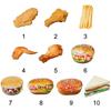 Display Artificial Food Model Faux Fried Chicken Hamburger Fries Sandwish Simulation Kitchen