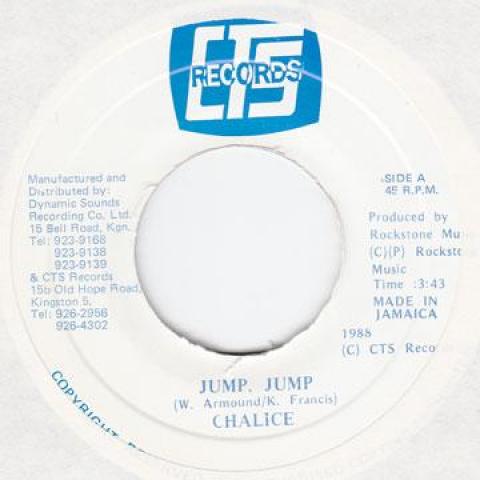 7-дюймовая пластинка CHALICE - Jump Jump CTS 1988 Ямайка Регги, Ска и Даб
