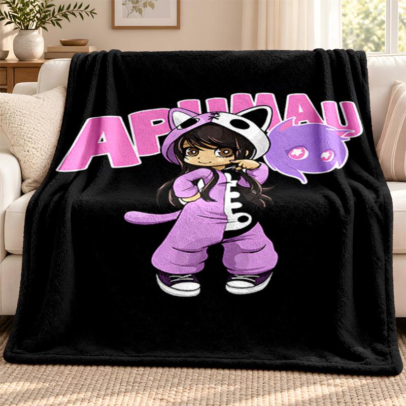 APHMAU blanket Flannel Blanket Soft Cozy Plush Throw for Sofa Bed Lightweight Home Decoration Outdoor camping