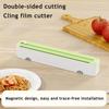 Sliding Magnetic Suction Plastic Wrap Cutter Aluminum Foil Dispenser  For Kitchen Fridge