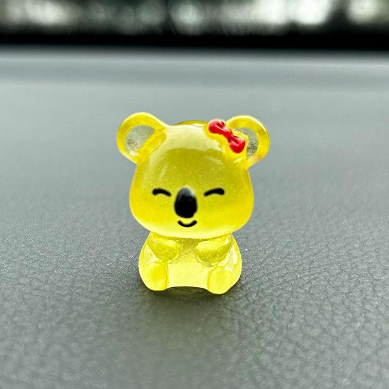 1 шт. красочные светящиеся коалы микро ландшафтные аксессуары уличный миниатюрный декор светящийся в темноте украшение для сада своими руками фея