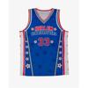 2027 Домашняя футболка Harlem Globetrotters № 33 для баскетбола, синяя, с принтом звезды, дышащая сетка, без рукавов, спортивная